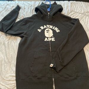 A Bathing Ape mens XL designer full zip hoodie